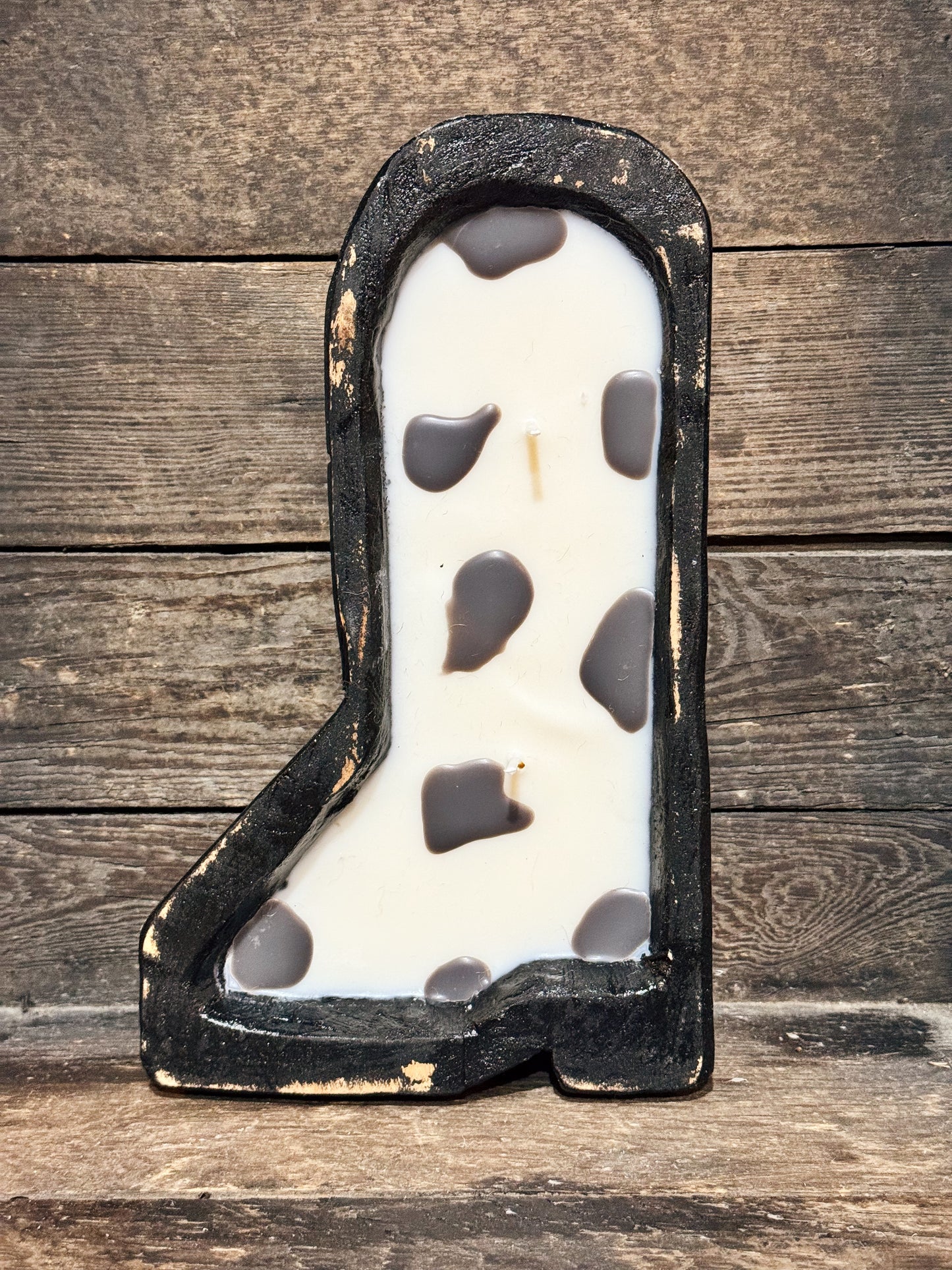 Cowboy Boot Candle