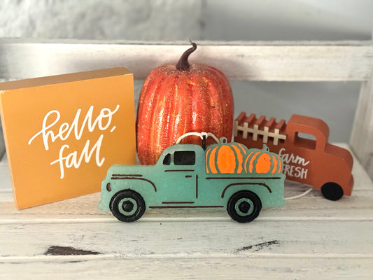 Truck With Pumpkins
