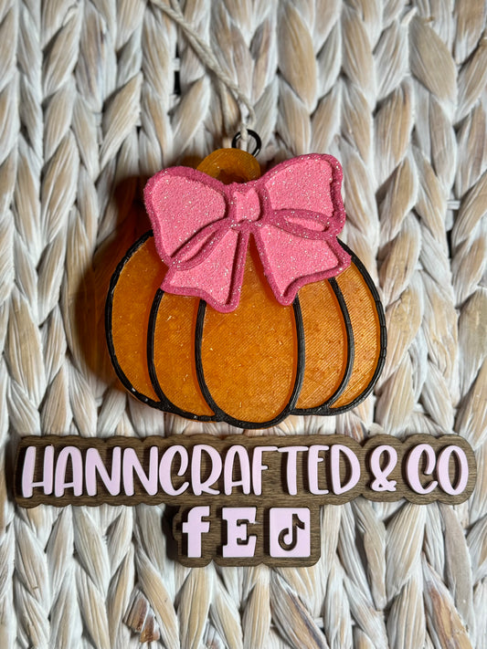 Pumpkin With Bow