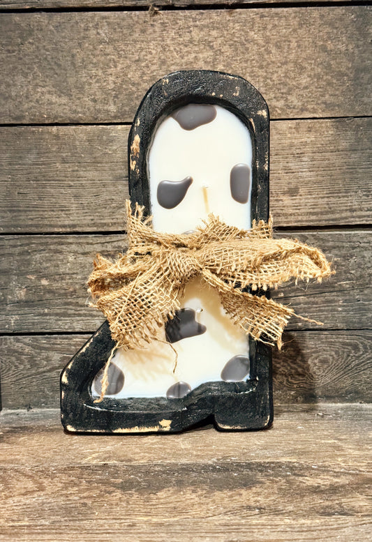 Cowboy Boot Candle