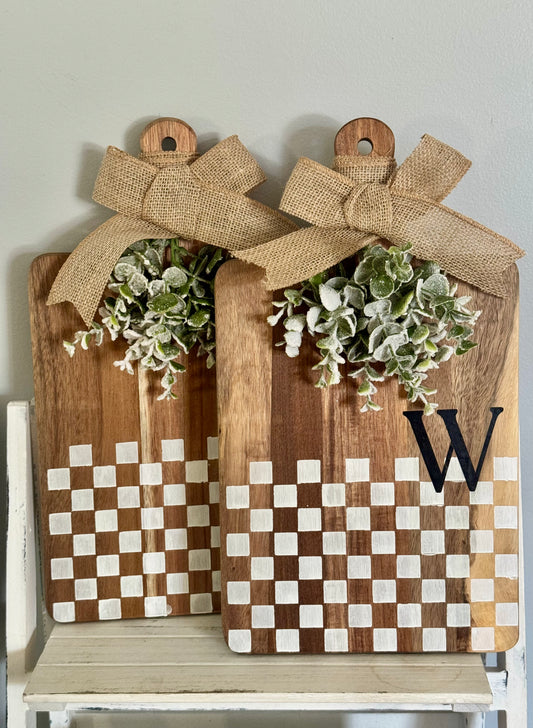 Custom Wooden Cutting Board Decor