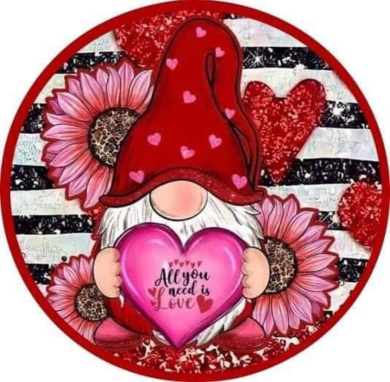 Gnome Valentine's Circle