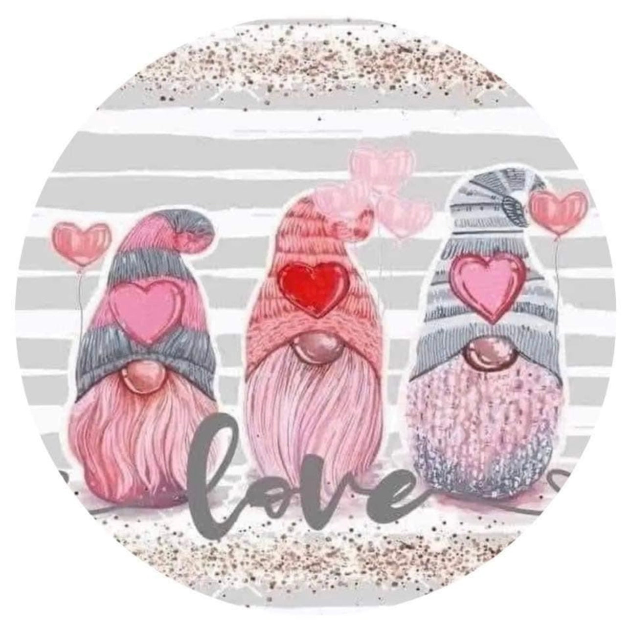 Gnome Valentine's Circle